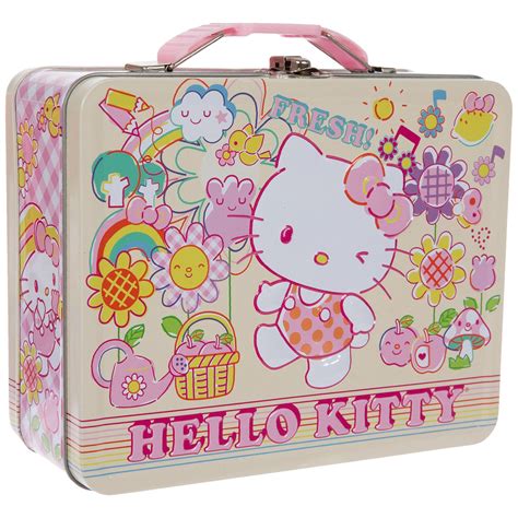 metal lunch box hobby lobby|Hello Kitty Cylinder Metal Lunchbox .